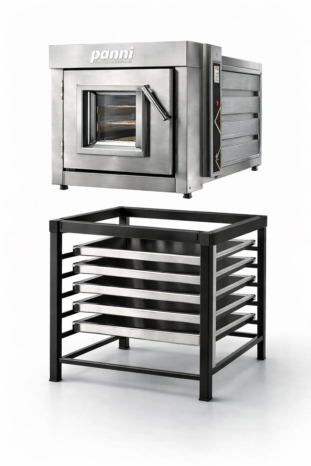 Horno Convector de 4 Bandejas ( Incluye Base con Bandejero )